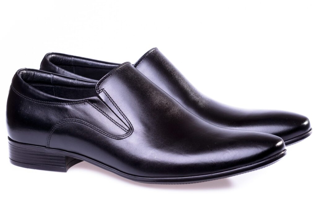 Fekete Alkalmi Bőr Cipő