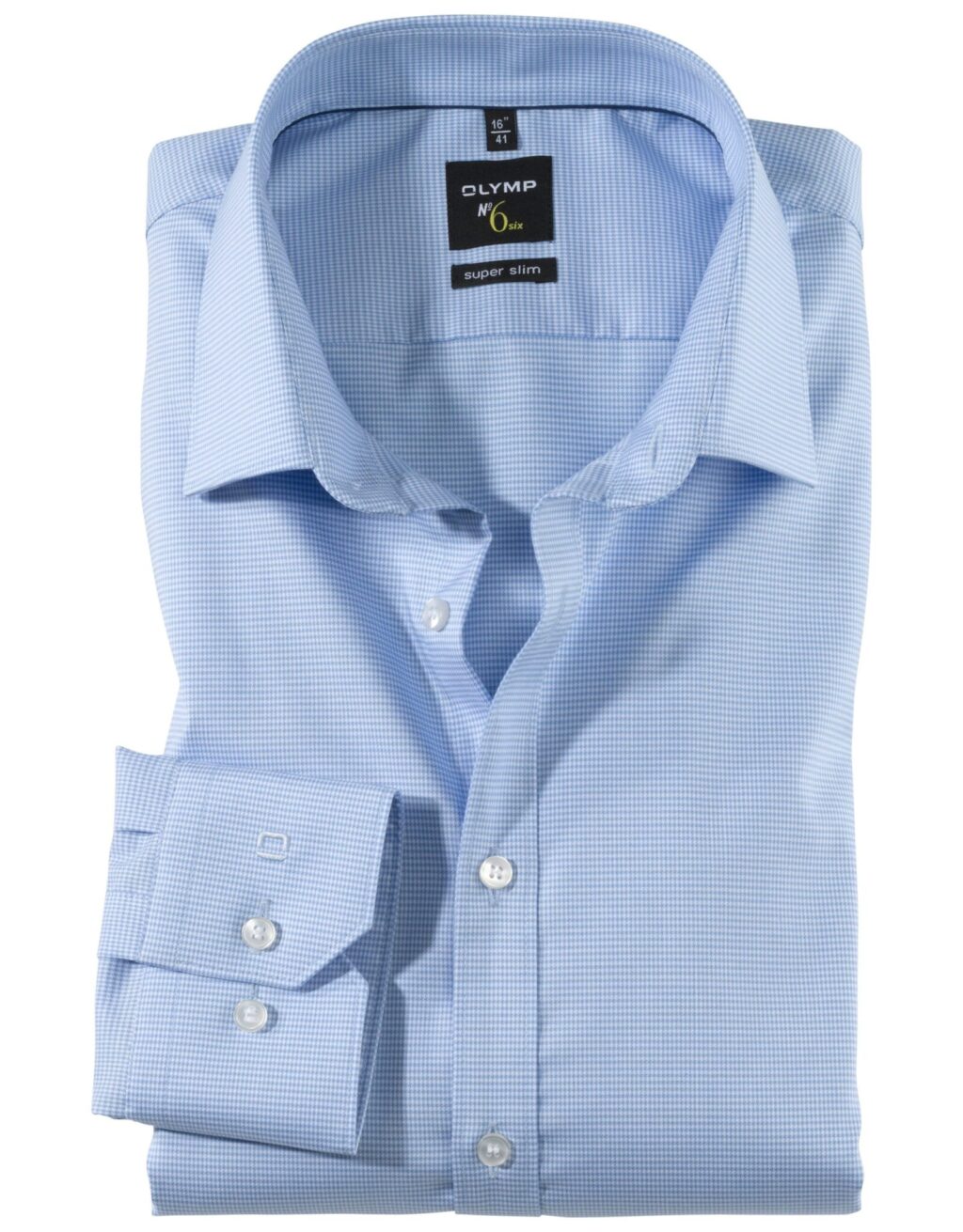 OLYMP No6 Super Slim Világoskék Ing