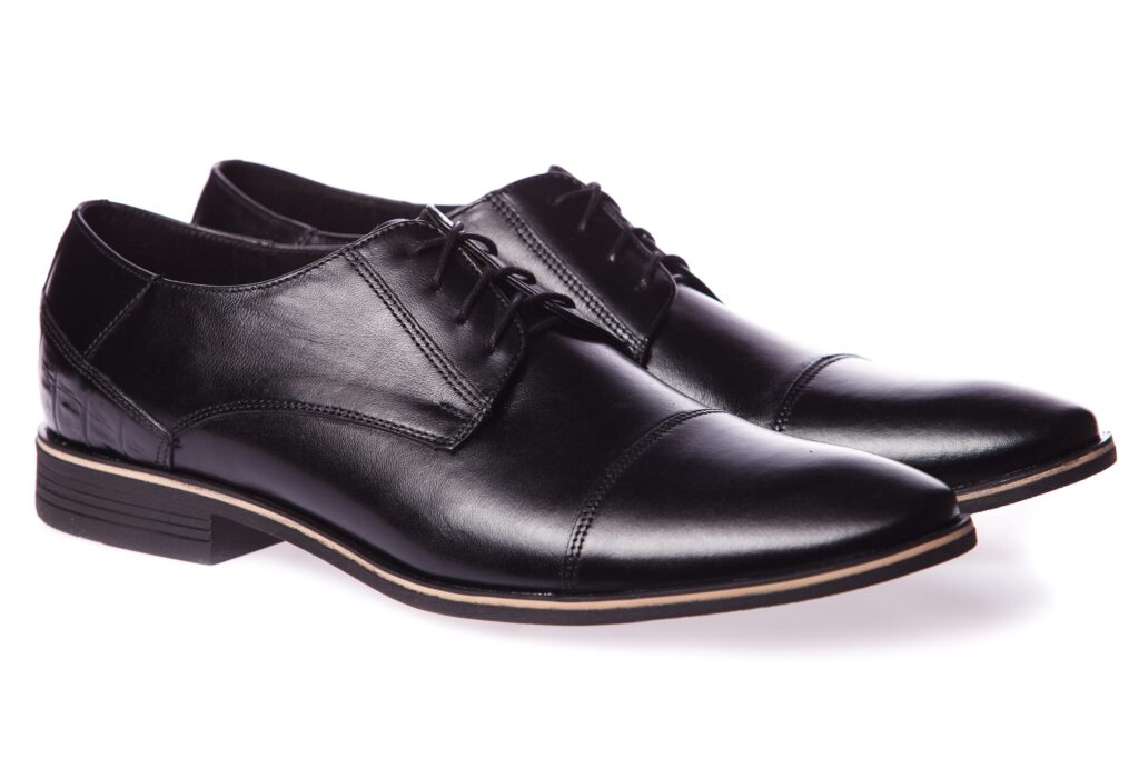 Fekete Alkalmi Bőr Cipő