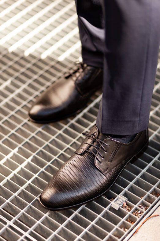 Fekete Alkalmi Bőr Cipő Fekete Alkalmi Bőr Cipő