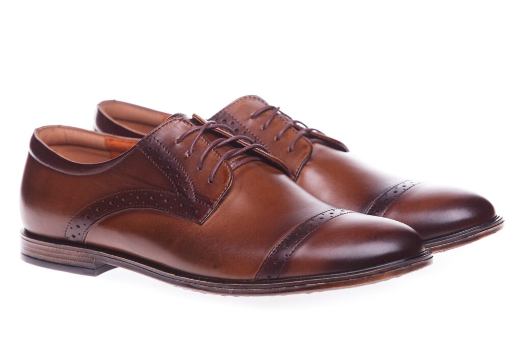 Barna Alkalmi Bőr Cipő