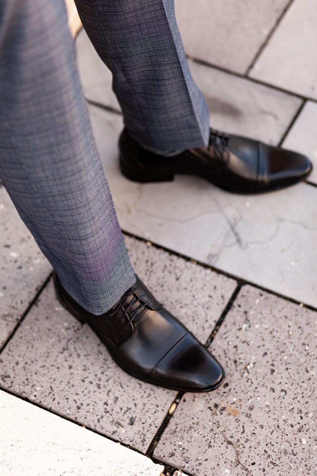 Fekete Alkalmi Bőr Cipő