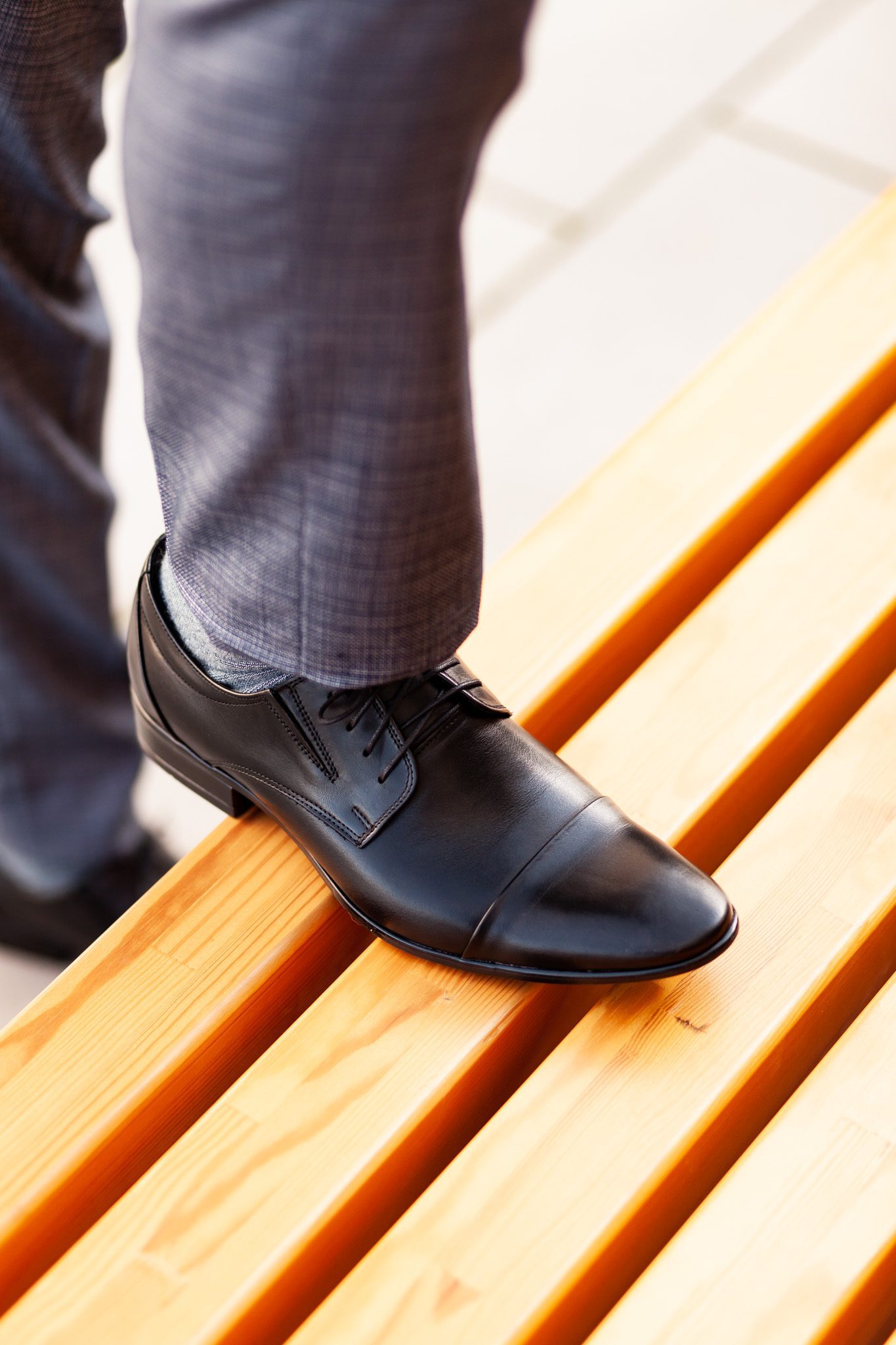 Fekete Alkalmi Bőr Cipő Fekete Alkalmi Bőr Cipő