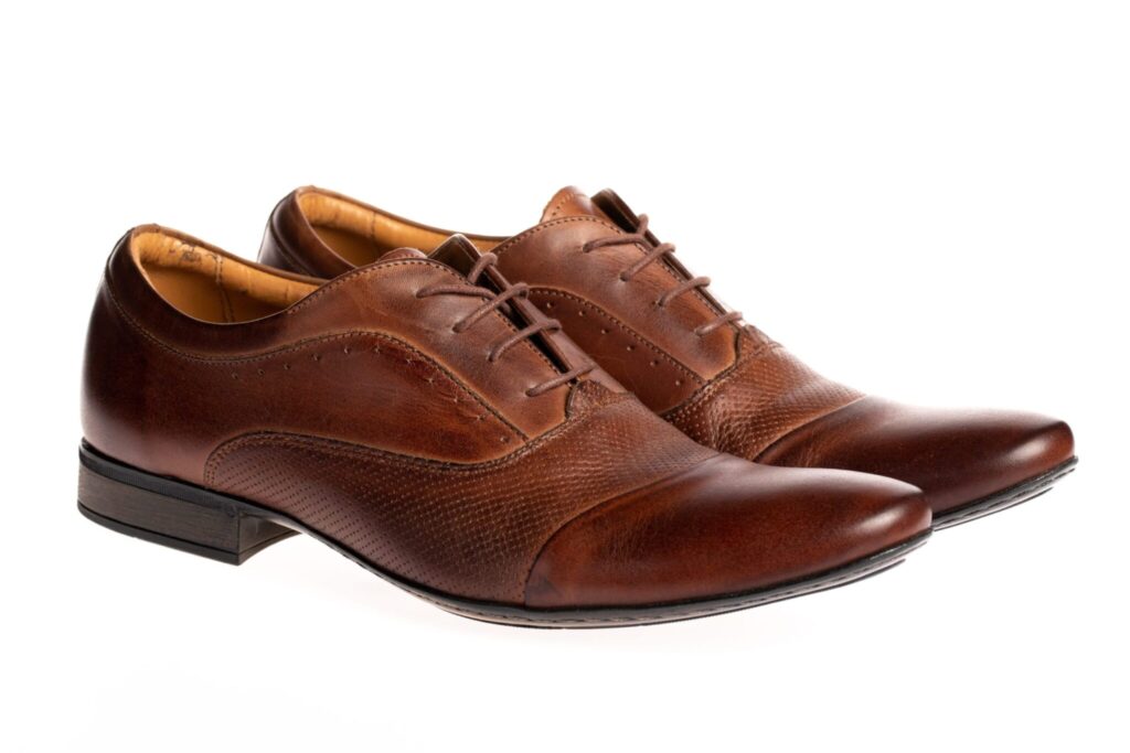 Barna Alkalmi Bőr Cipő