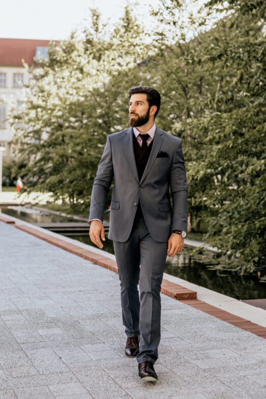 Ralph Redford Szürke Slim Fit Öltönynadrág Ralph Redford Szürke Slim Fit Öltönynadrág