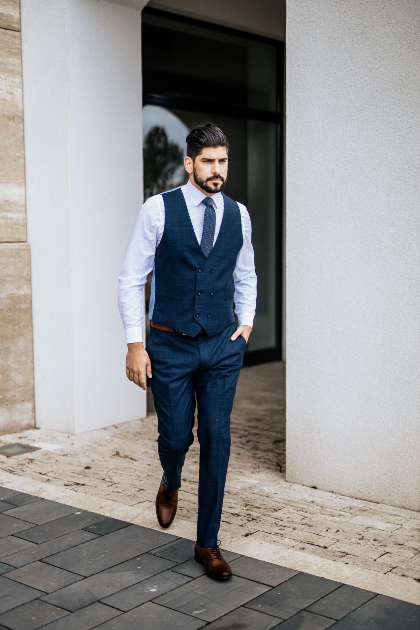 Ralph Redford Kék Slim Fit Öltönynadrág Ralph Redford Kék Slim Fit Öltönynadrág