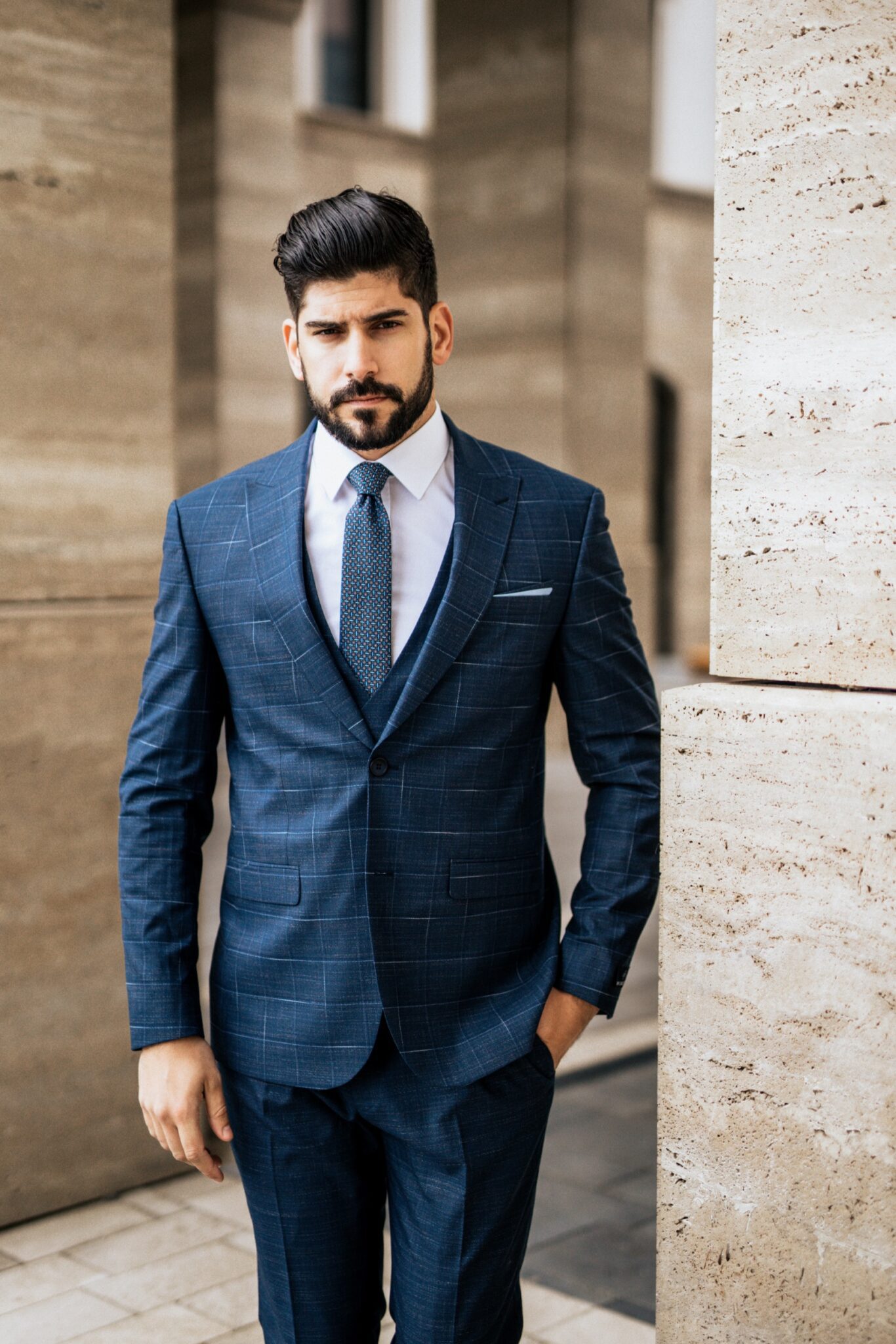 Ralph Redford Kék Slim Fit Öltönynadrág Ralph Redford Kék Slim Fit Öltönynadrág