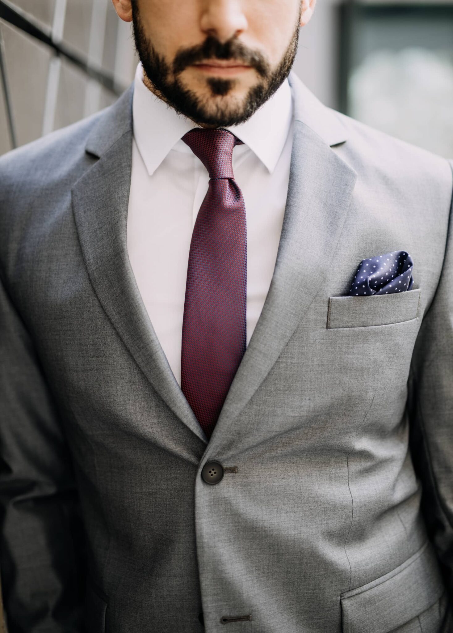 Francesco Középszürke Slim Fit Öltönyzakó Francesco Középszürke Slim Fit Öltönyzakó