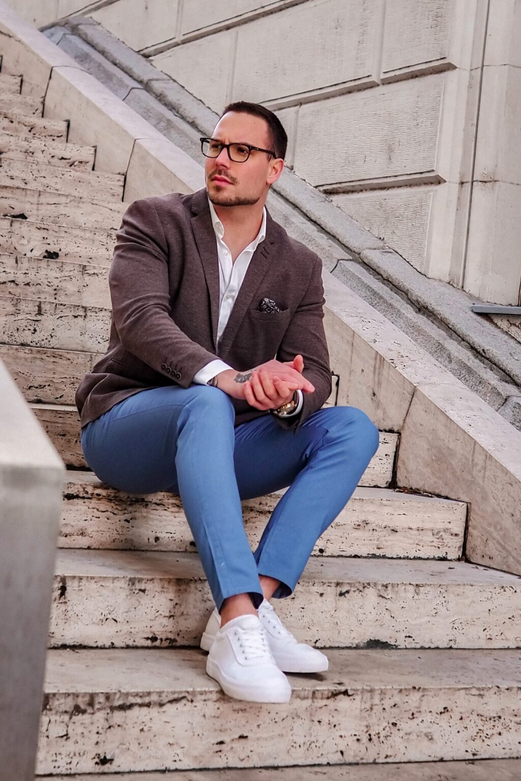 J.Parker Dohánybarna Slim Fit Sportzakó
