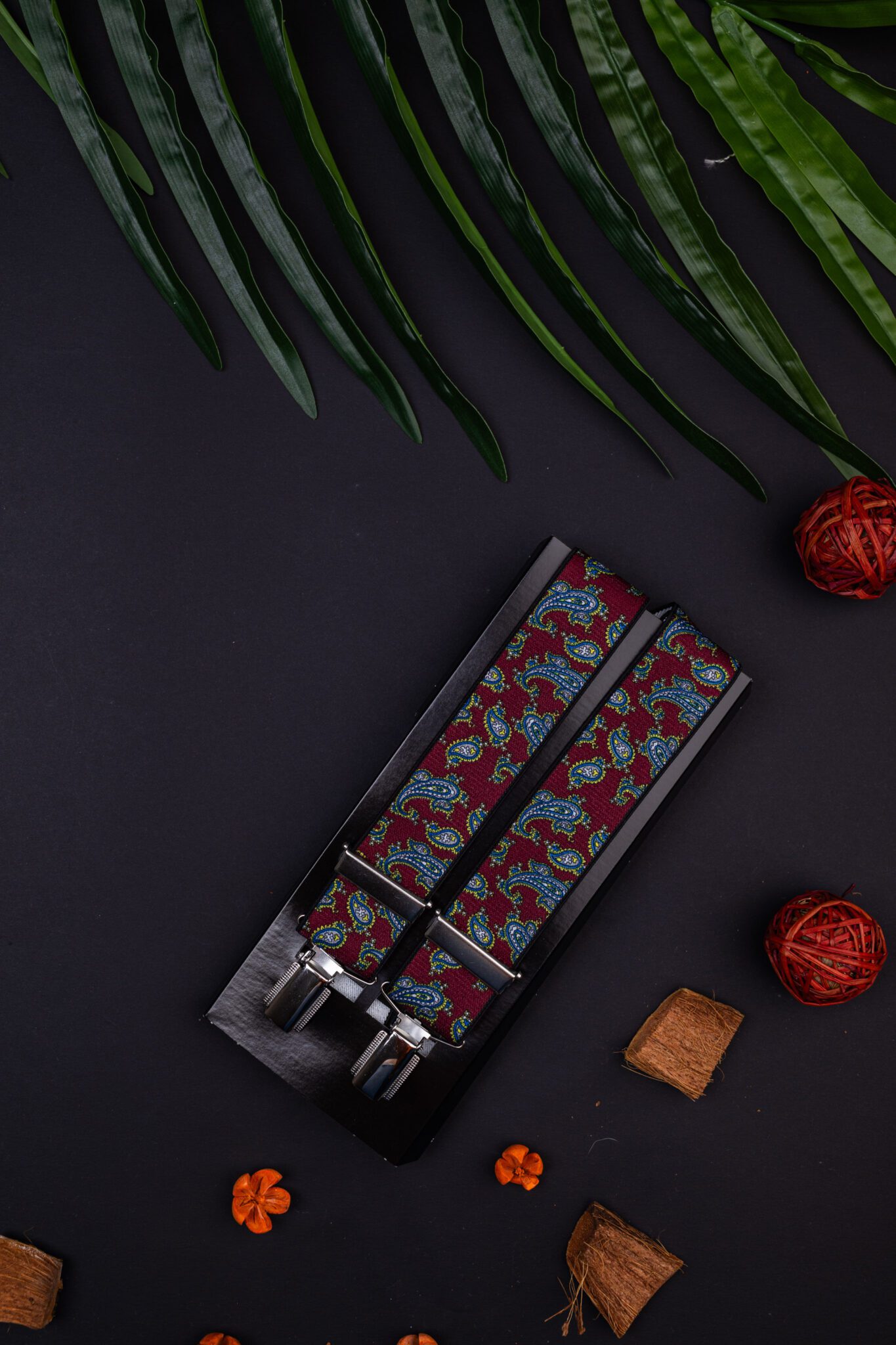 Bordó Török Mintás Nadrágtartó