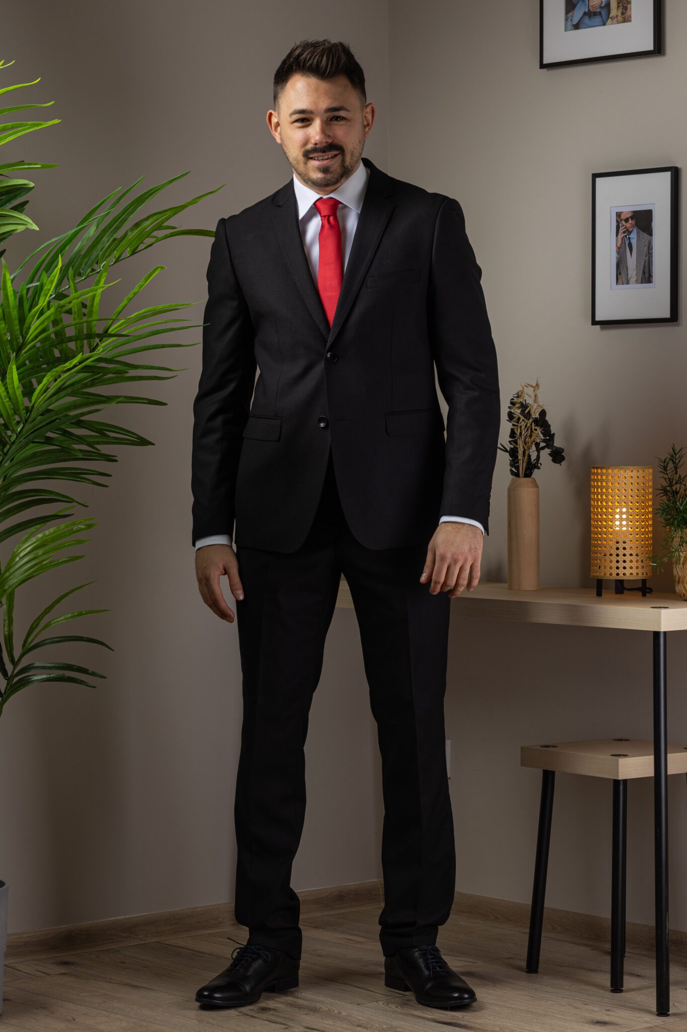 Fekete Kétrészes Öltöny