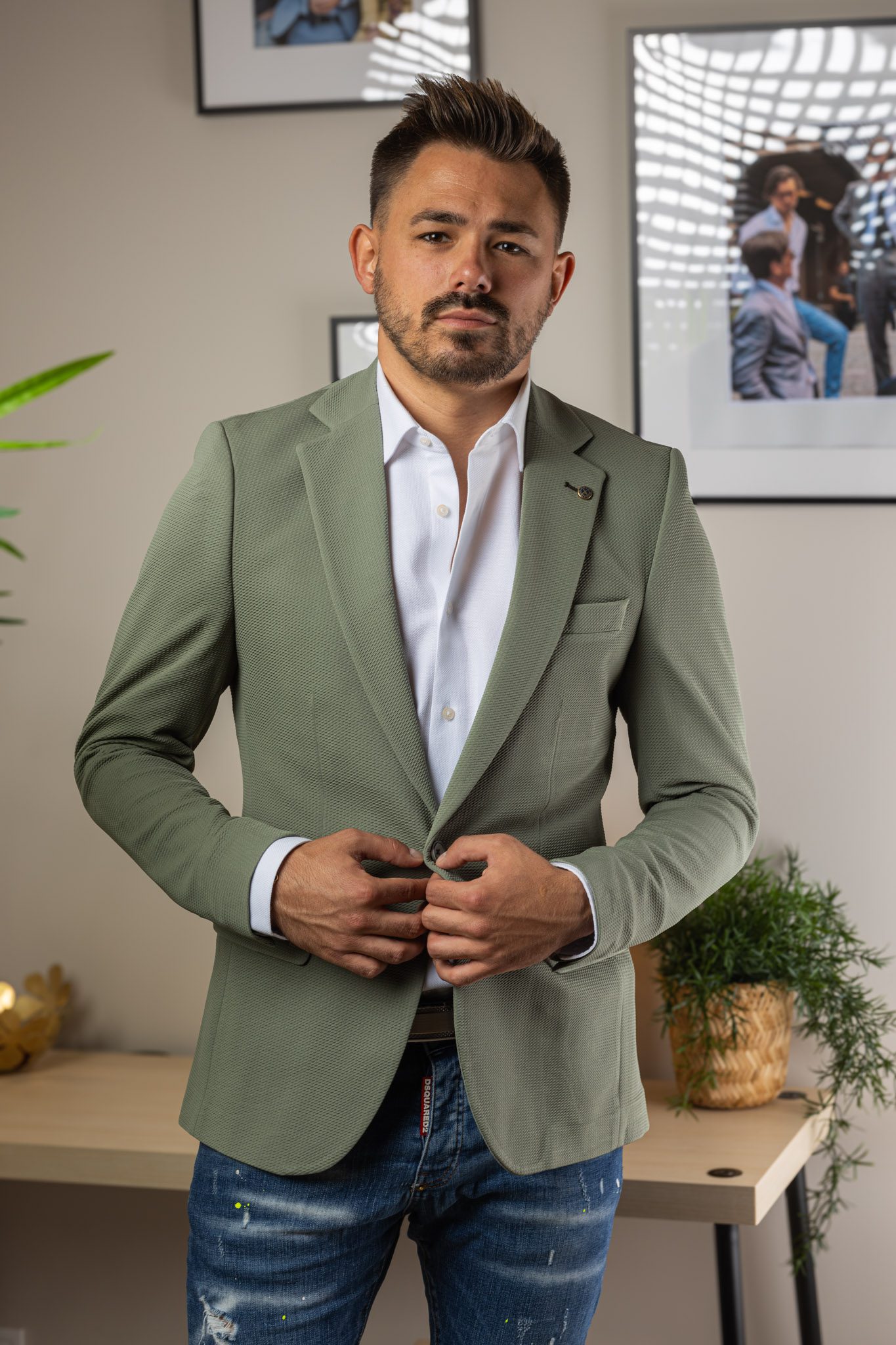 Zöldalma Slim Fit Sportzakó