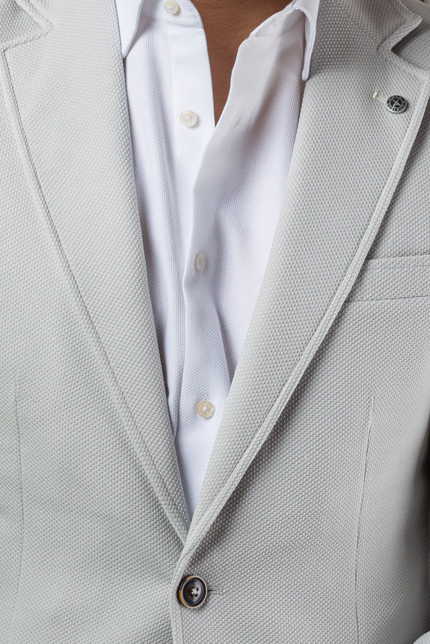 Világosszürke Slim Fit Sportzakó Világosszürke Slim Fit Sportzakó