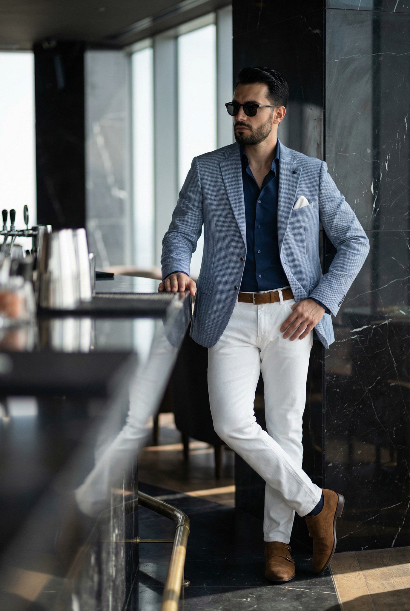 Világoskék Sportzakó