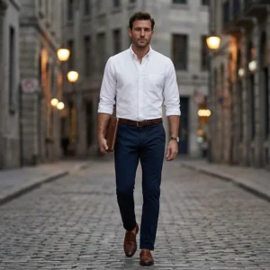 Férfi Chino Nadrág: A Modern Gardrób Sokoldalú Alapdarabja