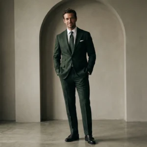 Sötétzöld Öltöny: Elegancia és Stílus Útmutató Férfiaknak