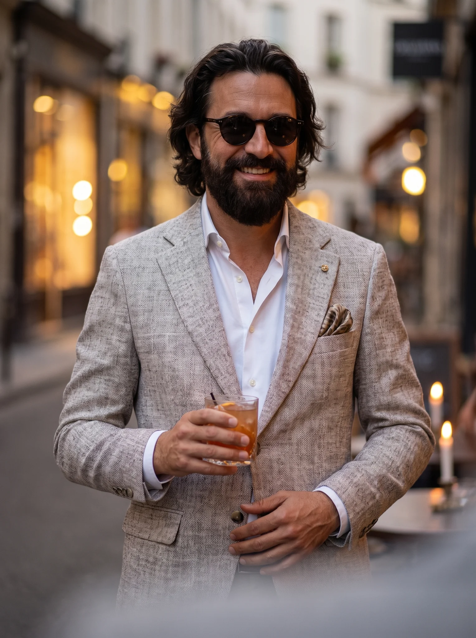Drapp Spriccelt Slim Fit Sportzakó