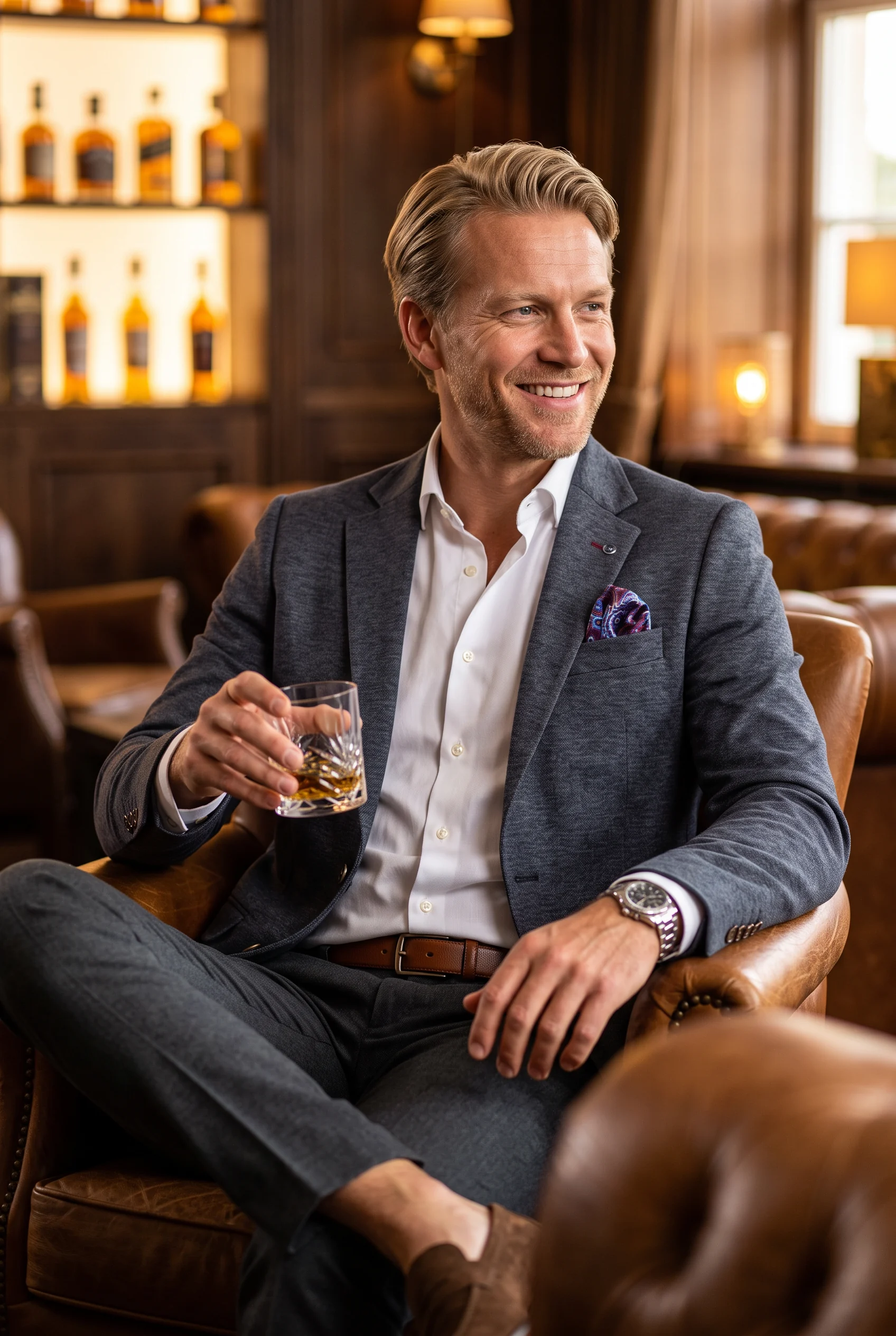 Sötétszürke Slim Fit Sportzakó Sötétszürke Slim Fit Sportzakó